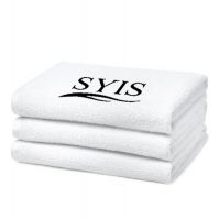 Froté ručník s logem SYIS 70x140 - bílý