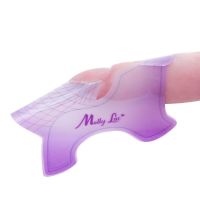 Plastové poloprůhledné šablony na nehty Violet FLEXIBLE Molly Lac