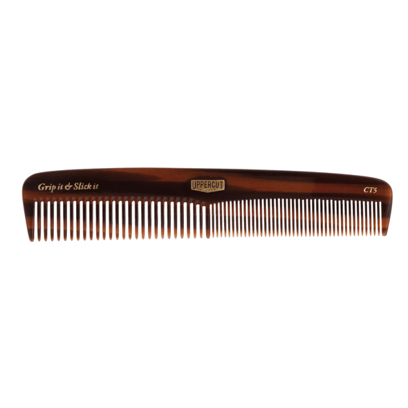 Pánský hřeben na vlasy Uppercut De luxe -CT5 se zlatým logem