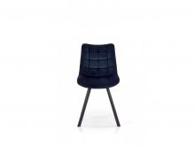 Kosmetická židle ORLEN VELUR - tmavě modrá